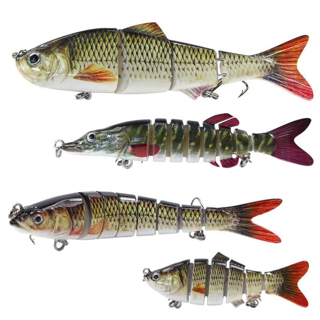 4 pcs Multi-jointed Fishing Lures - CROCH fishing tackle Australia