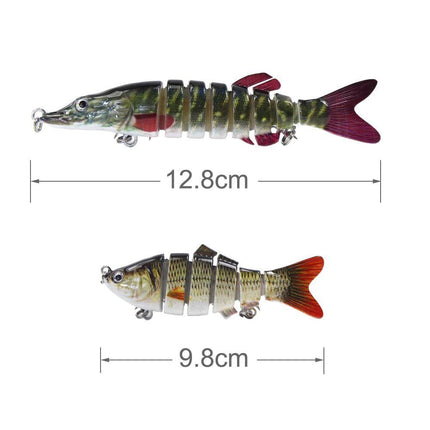 4 pcs Multi-jointed Fishing Lures