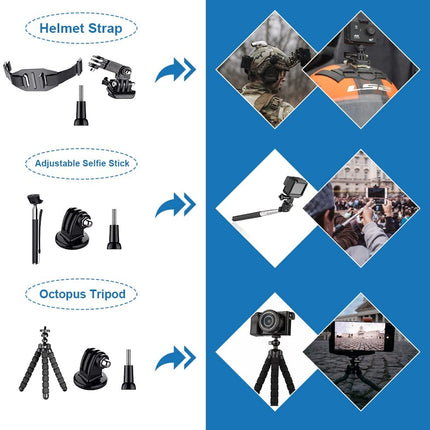 50 in 1 Action Camera Accessories Kit