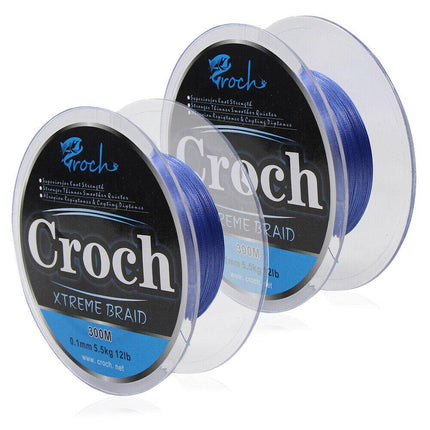 CROCH braided fishing line blue