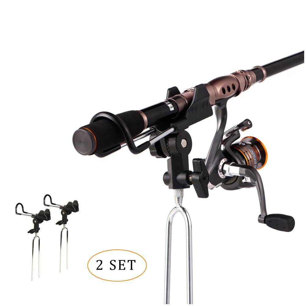Fishing Rod Holder Adjustable Detachable 2pcs